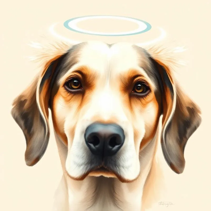 Pet Memorial pet portrait style